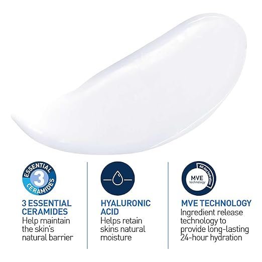 CeraVe Moisturizing Lotion For Dry Skin (236ml) - Formulated With 3 Essential Ceramides And Hyaluronic Acid | Non-Comedogenic, Oil Free And Fragrance-Free Body Lotion - Image 4