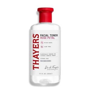 Thayers Witch Hazel Toner – Rose Petal, Alcohol-Free, 12 fl oz / 355 ml