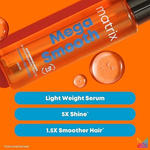 MATRIX Mega Smooth Anti-Frizz Serum with Shea Butter and Ceramides - Image 2